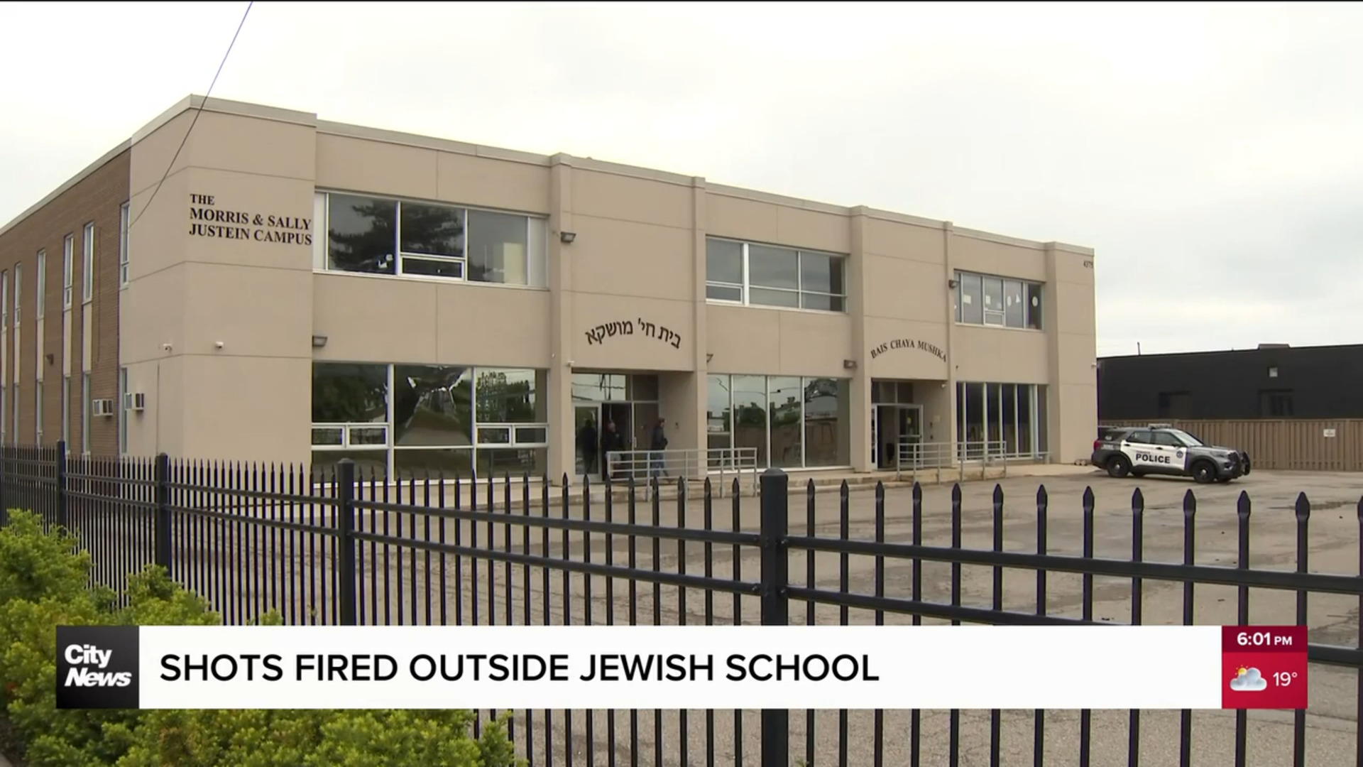 Shots fired outside all-girls Jewish school in North York