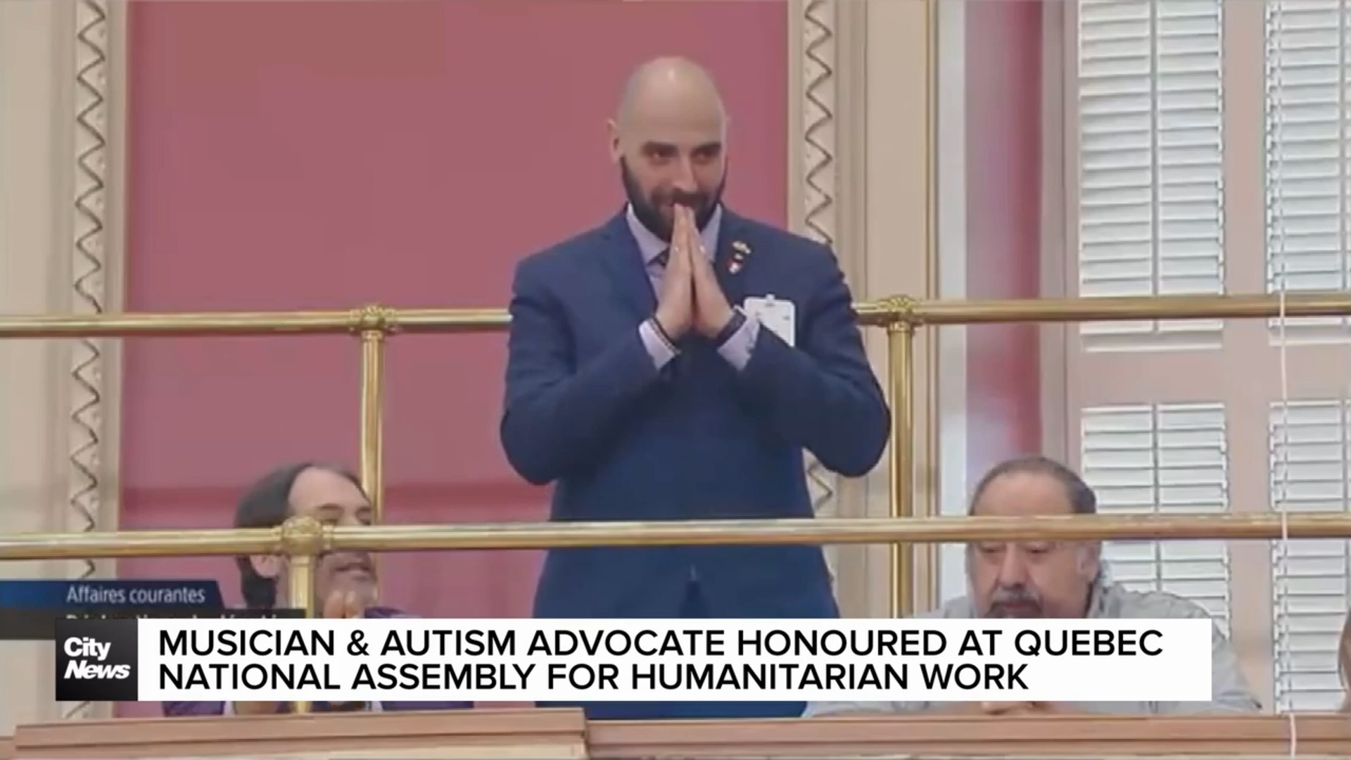 Autism advocate honoured at Quebec’s National Assembly