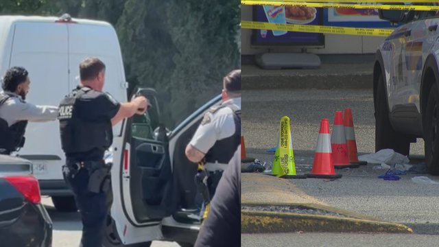 Man dies after police shooting at shopping centre in North Vancouver
