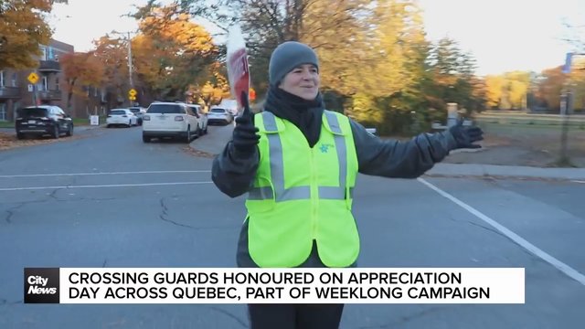 Quebec crossing guards honoured on appreciation day