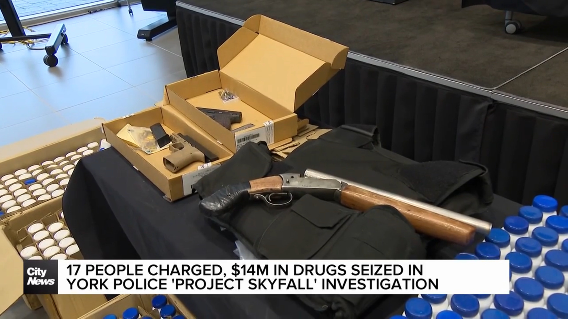 York Regional Police charge 17 people, seize $14M in drug in 'Project Skyfall'