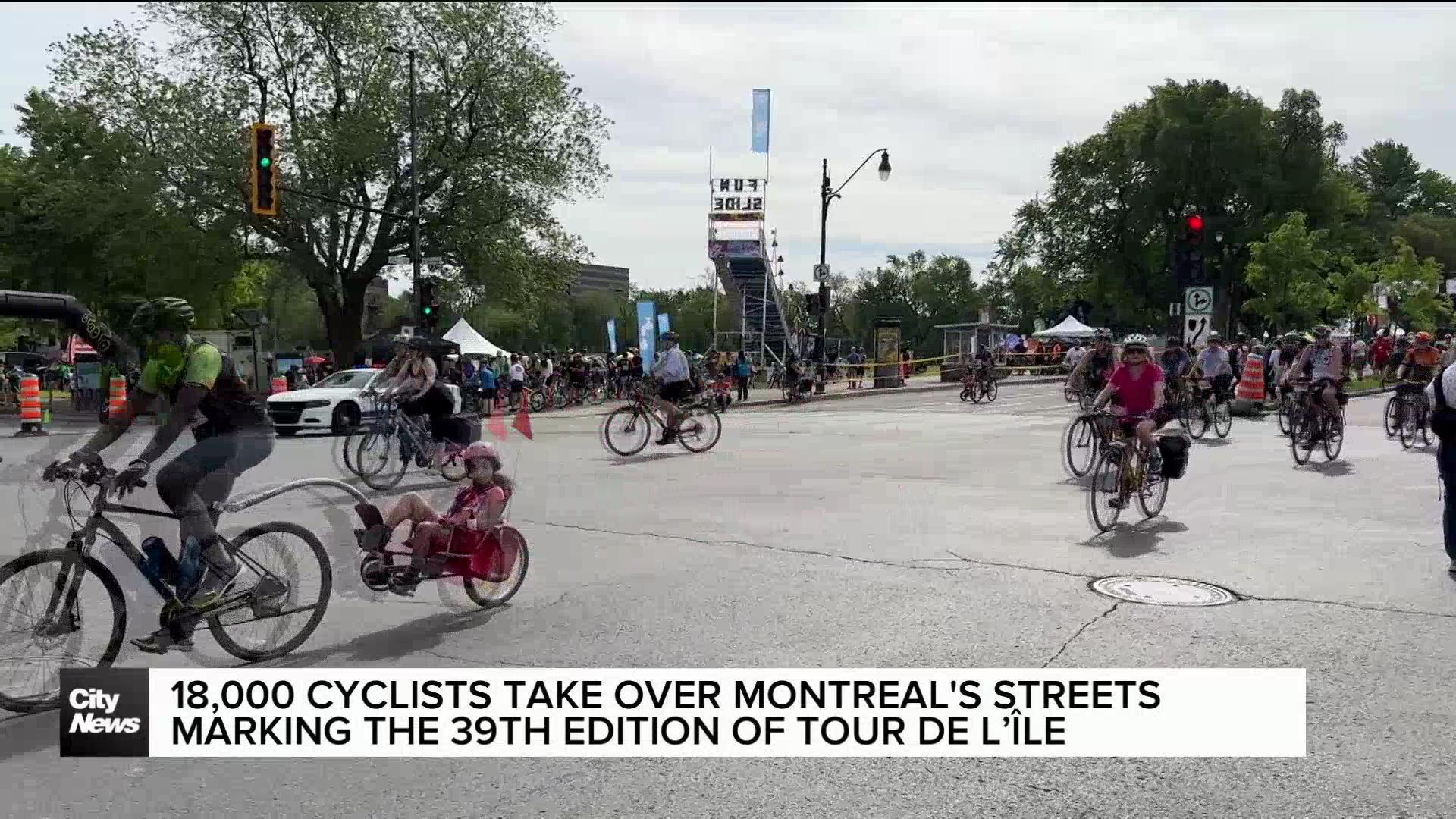 18,000 participants at 39th edition of Montreal's Tour de l’Île