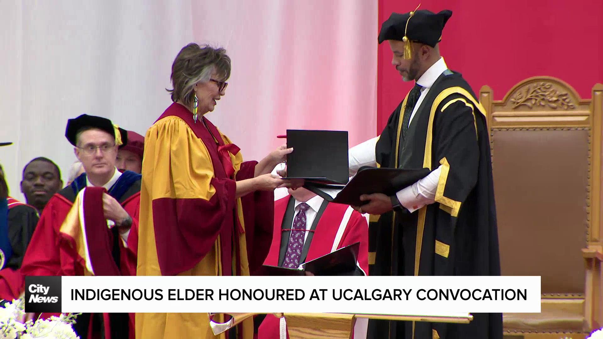 Indigenous Elder honoured at UCalgary convocation