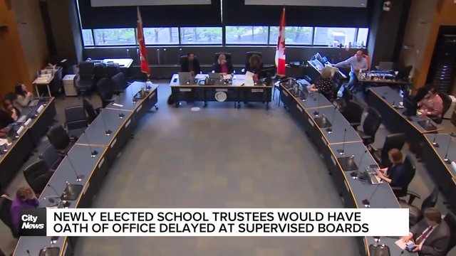 New school trustees at supervised boards to have oath-of-office delayed