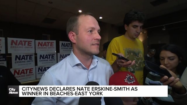 Nate Erskine-Smith wins seat in Beaches-East York