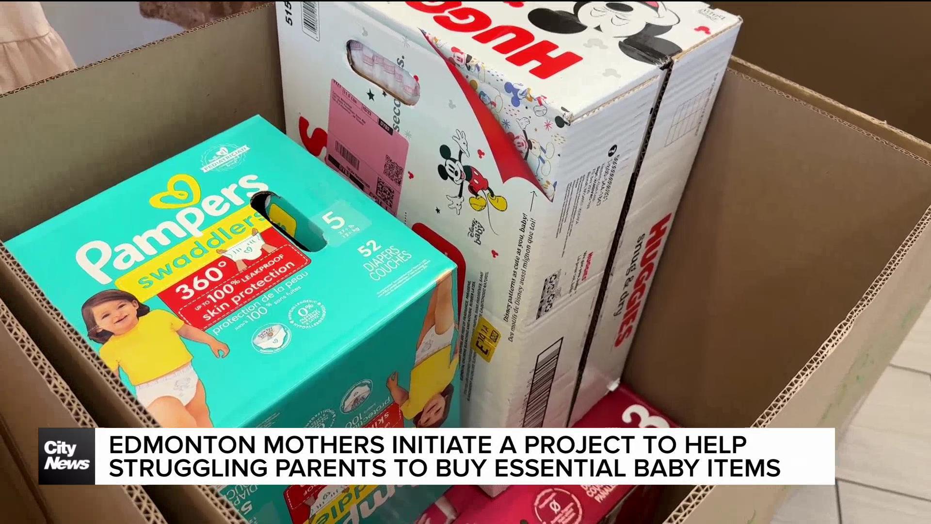 Edmonton mothers initiate a drive to help struggling parents in buying diapers