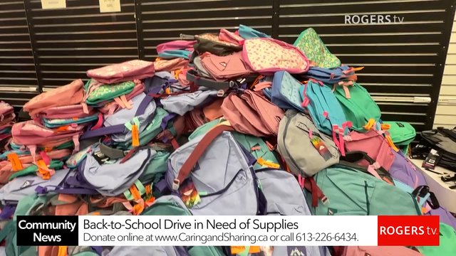 Community backpack drive seeing more demand than ever