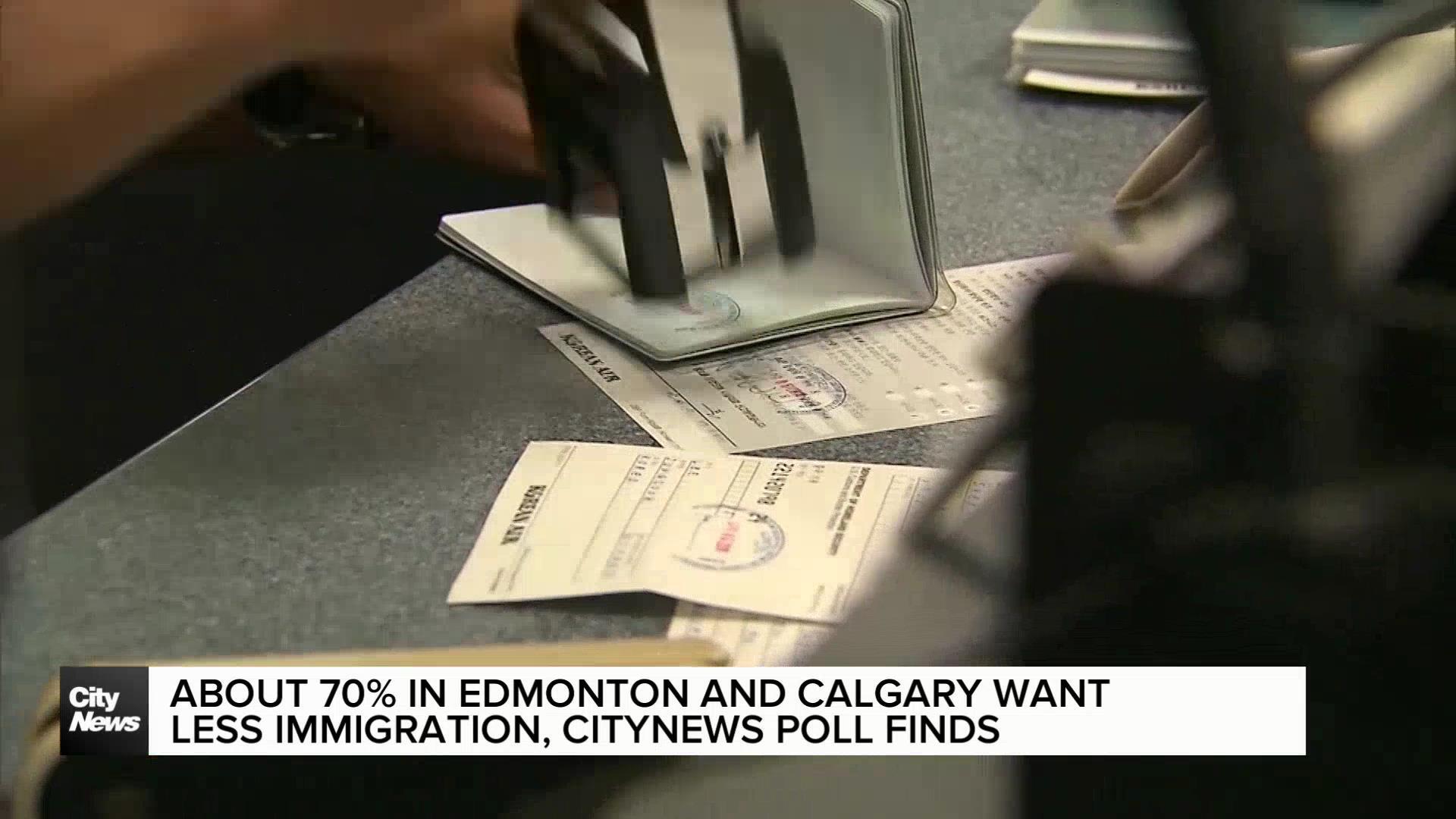 Calgarians, Edmontonians wants less immigration: CityNews poll