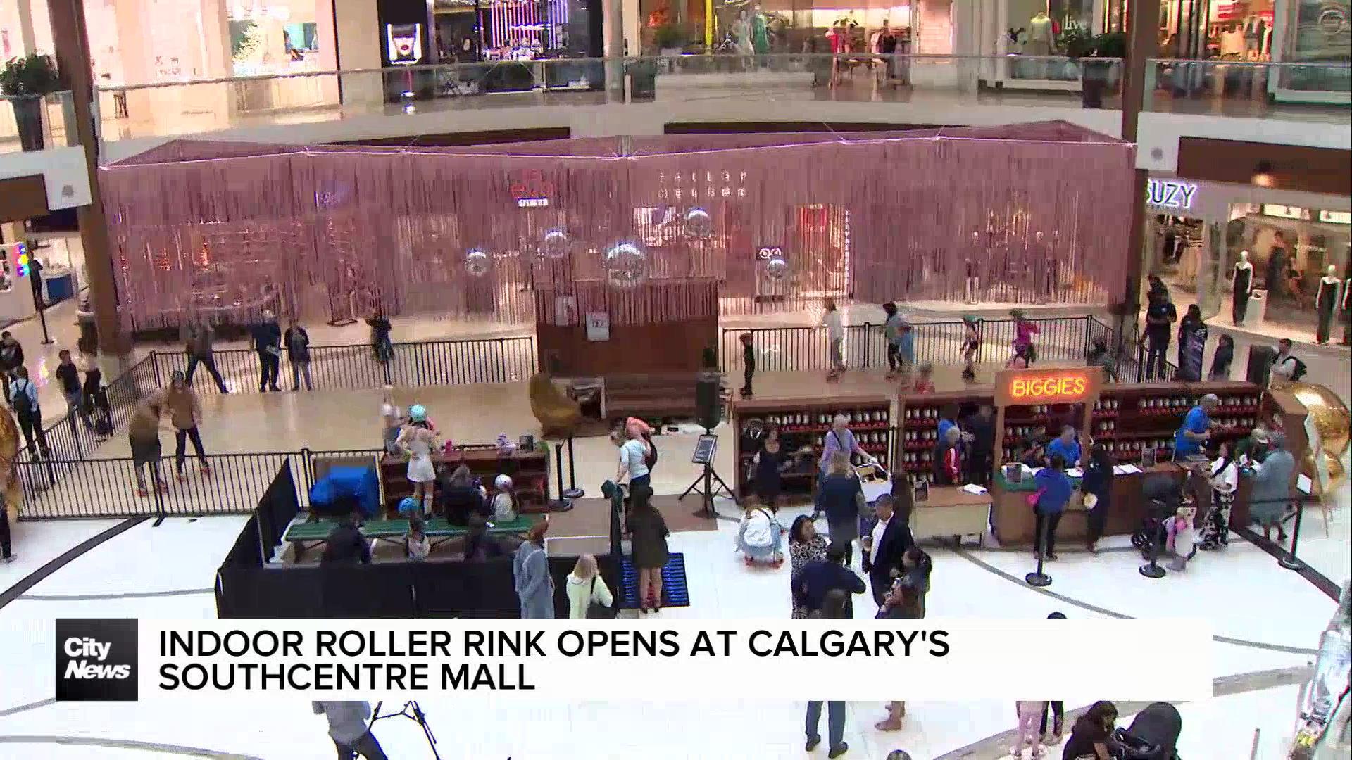 Indoor roller rink opens at Calgary's Southcentre Mall