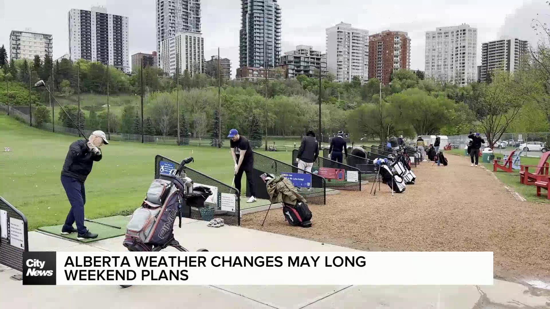 Alberta’s weather changes May long weekend plans