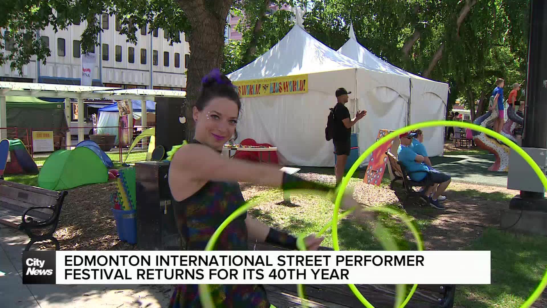 Edmonton International Street Performers Festival 40th Anniversary