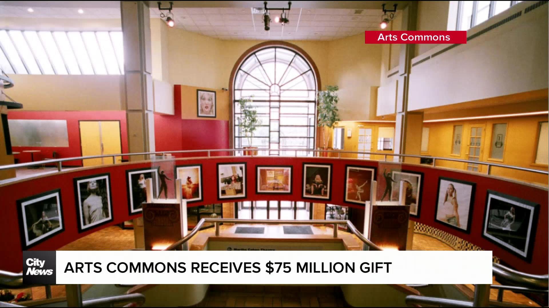 Arts Commons receives $75 million gift