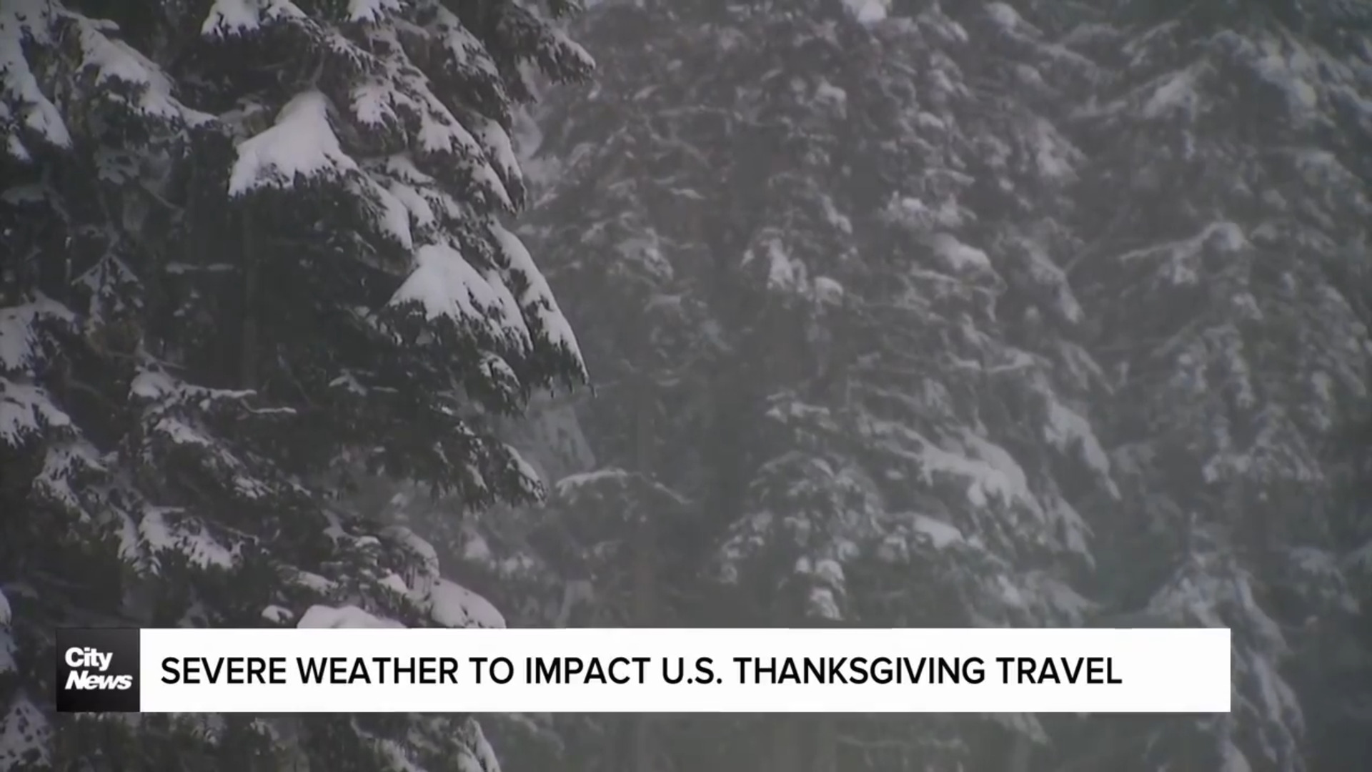 Bad weather could hamper U.S. Thanksgiving travel