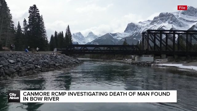 Canmore RCMP Investigating death of man found in Bow River