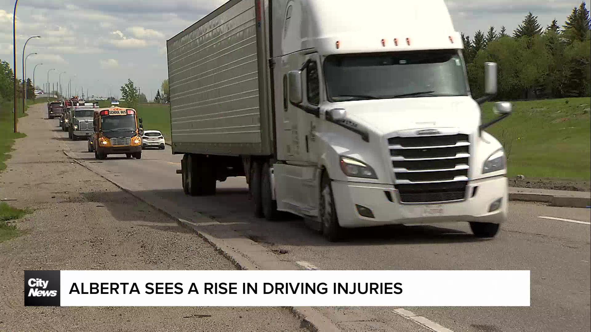 Alberta sees rise in driving injuries: report