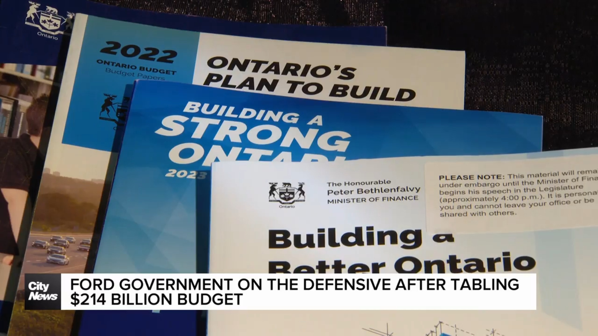 Ford government on the defensive after tabling $214 billion budget