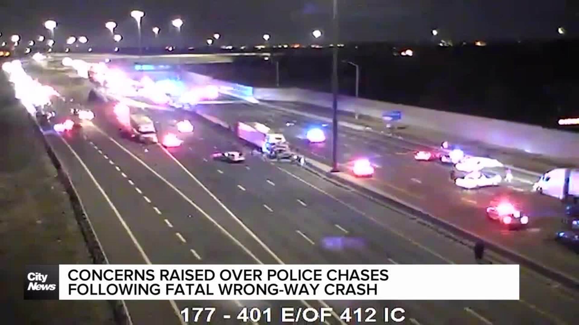 Dispatch audio reveals new details about wrong-way police chase on highway