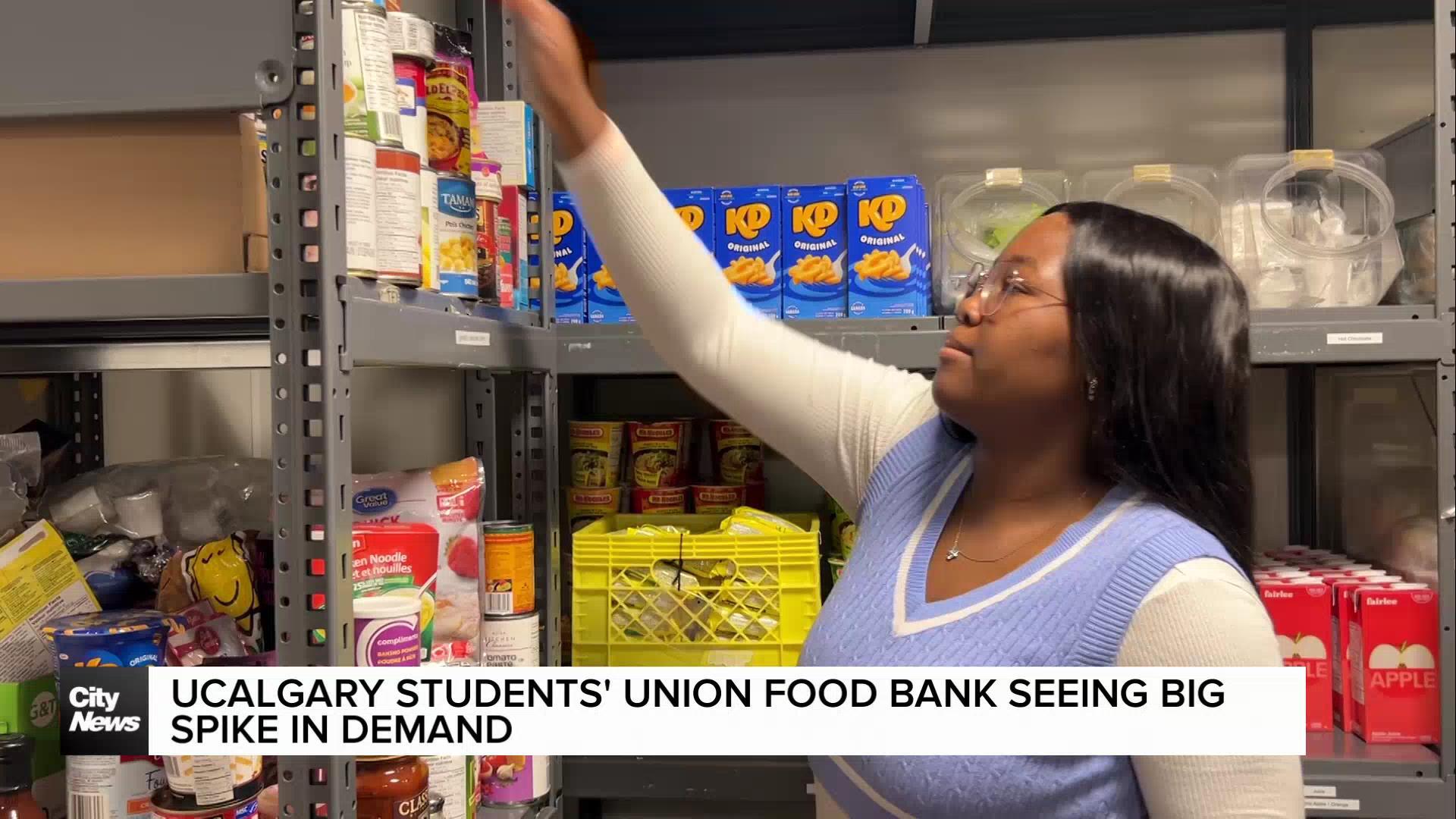 UCalgary food bank seeing spike in demand