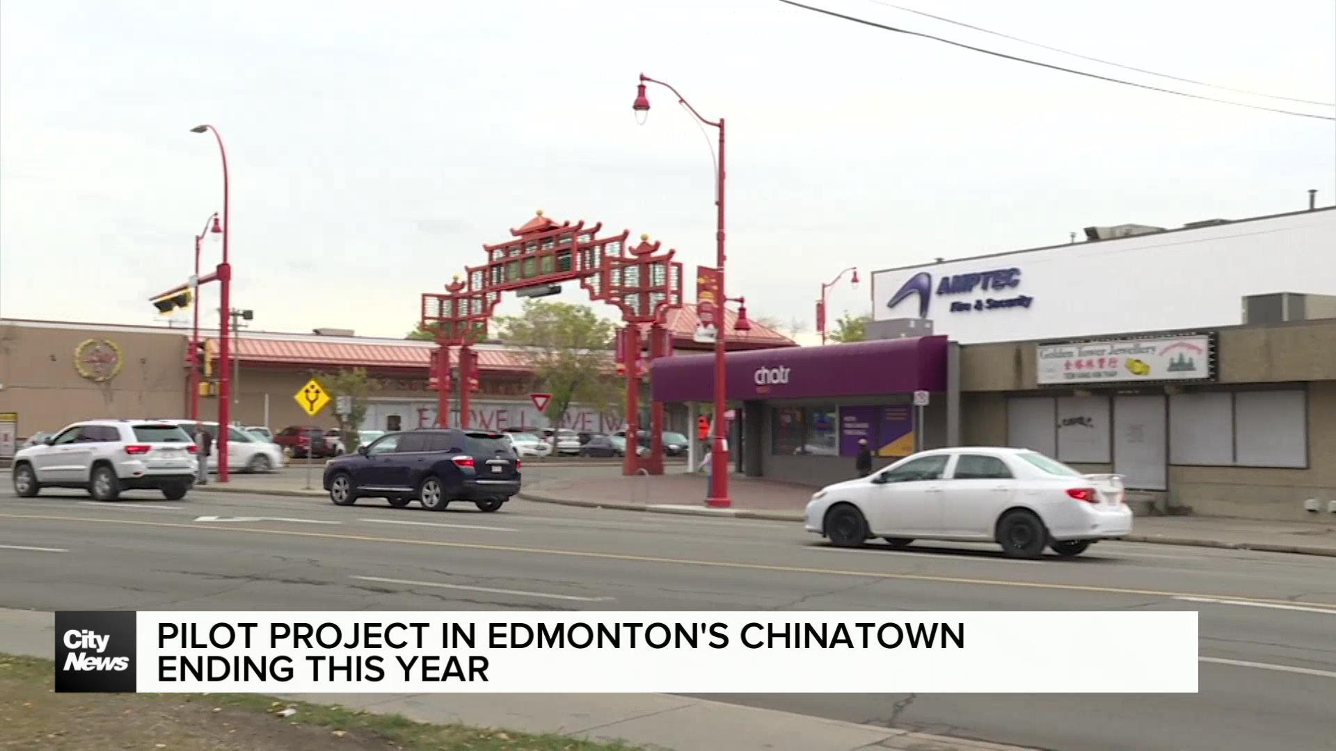 City of Edmonton pilot project in Chinatown ending this year