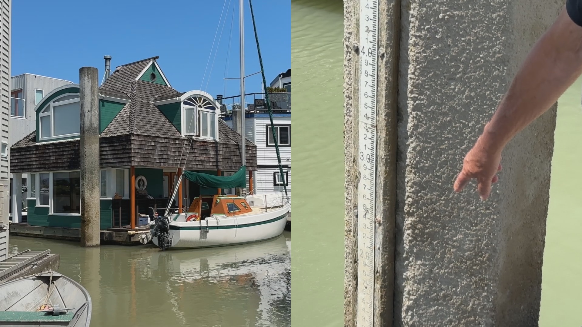 Floating home community struggling to stay afloat