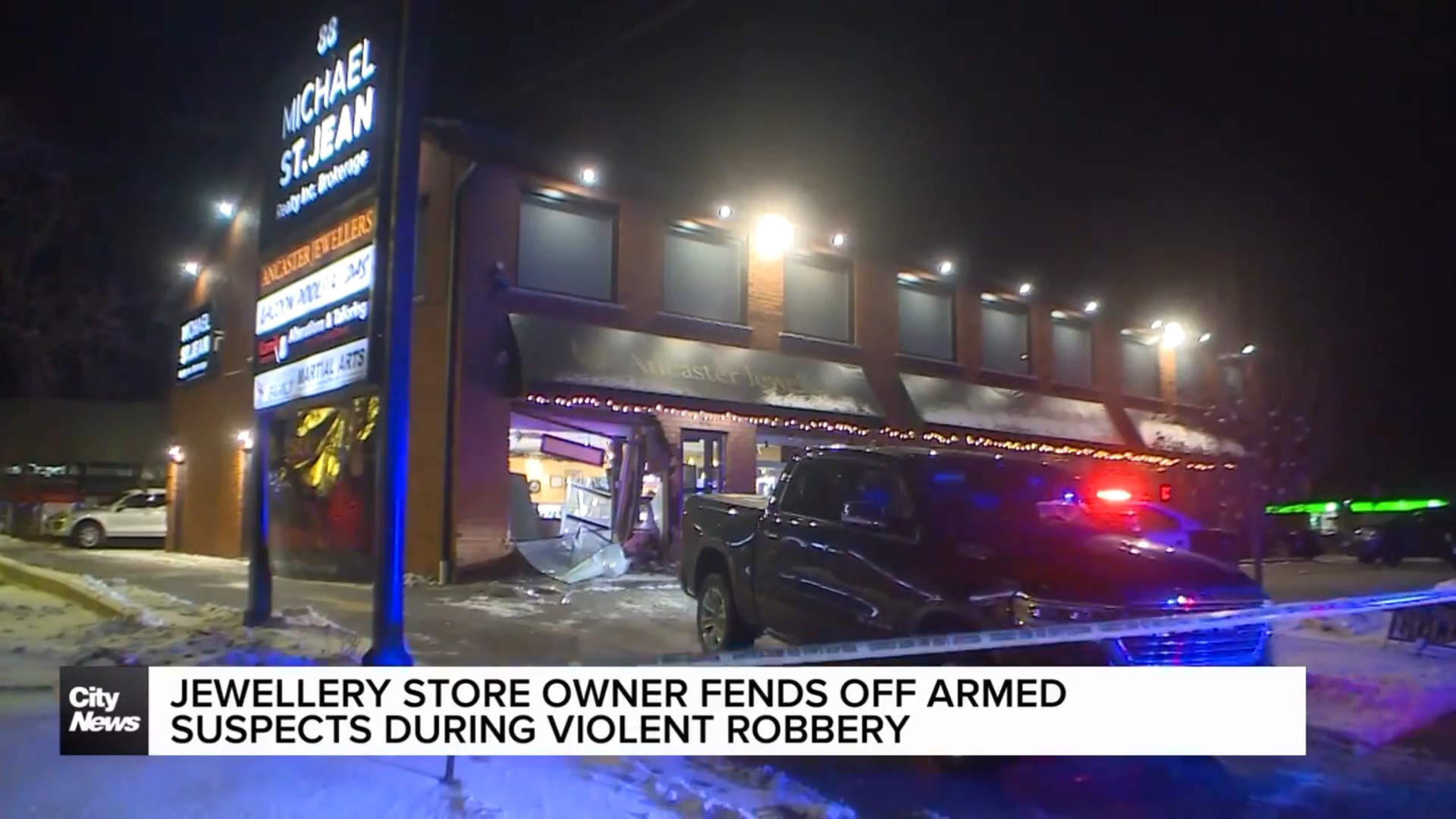 Jewellery store owner fends off armed suspect during violent robbery