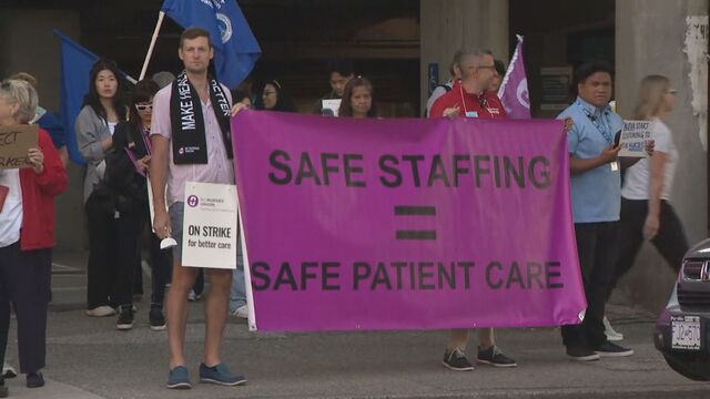 Nurses' strike expands to Vancouver Island