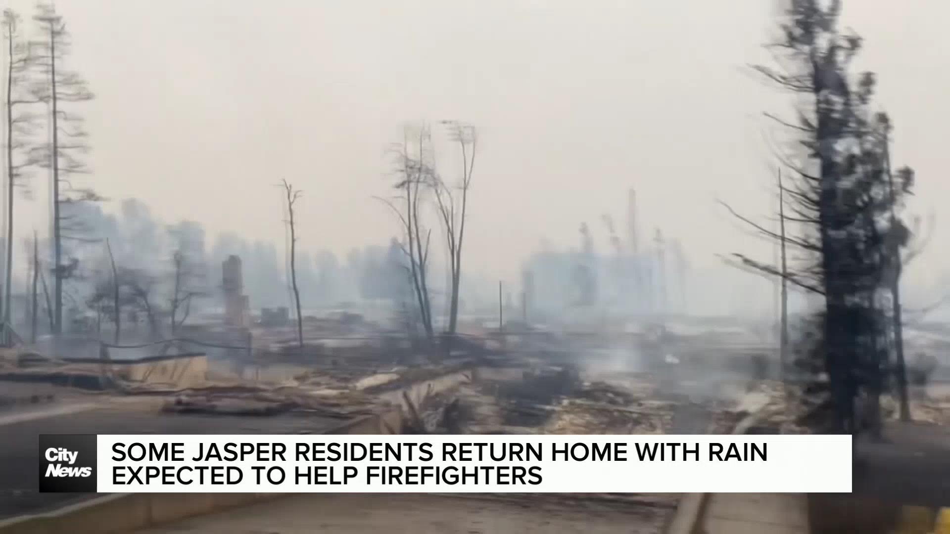 Jasper residents head home, 25 days later