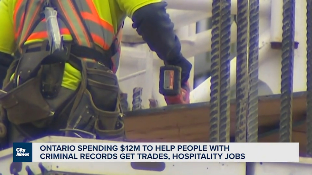 Ontario investing $12M to help people with criminal records find jobs