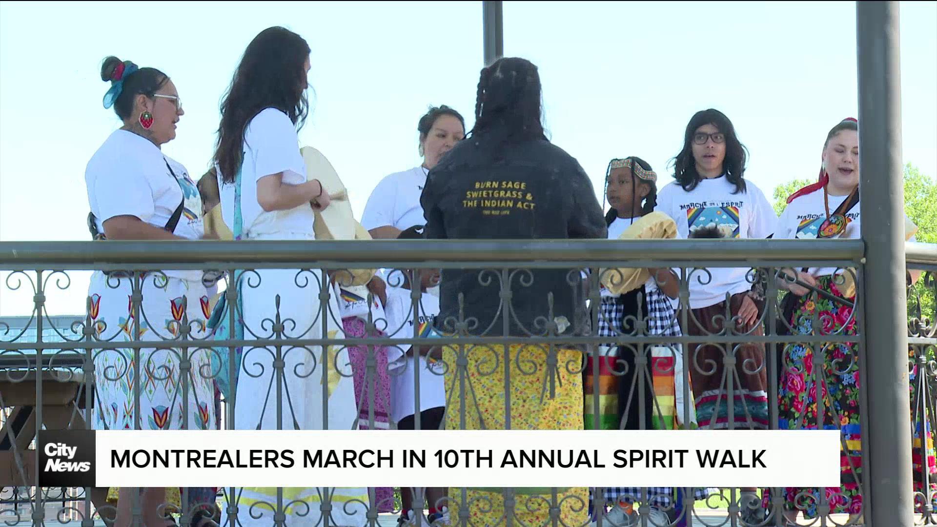 Montrealers gather for the 10th Annual Spirit Walk