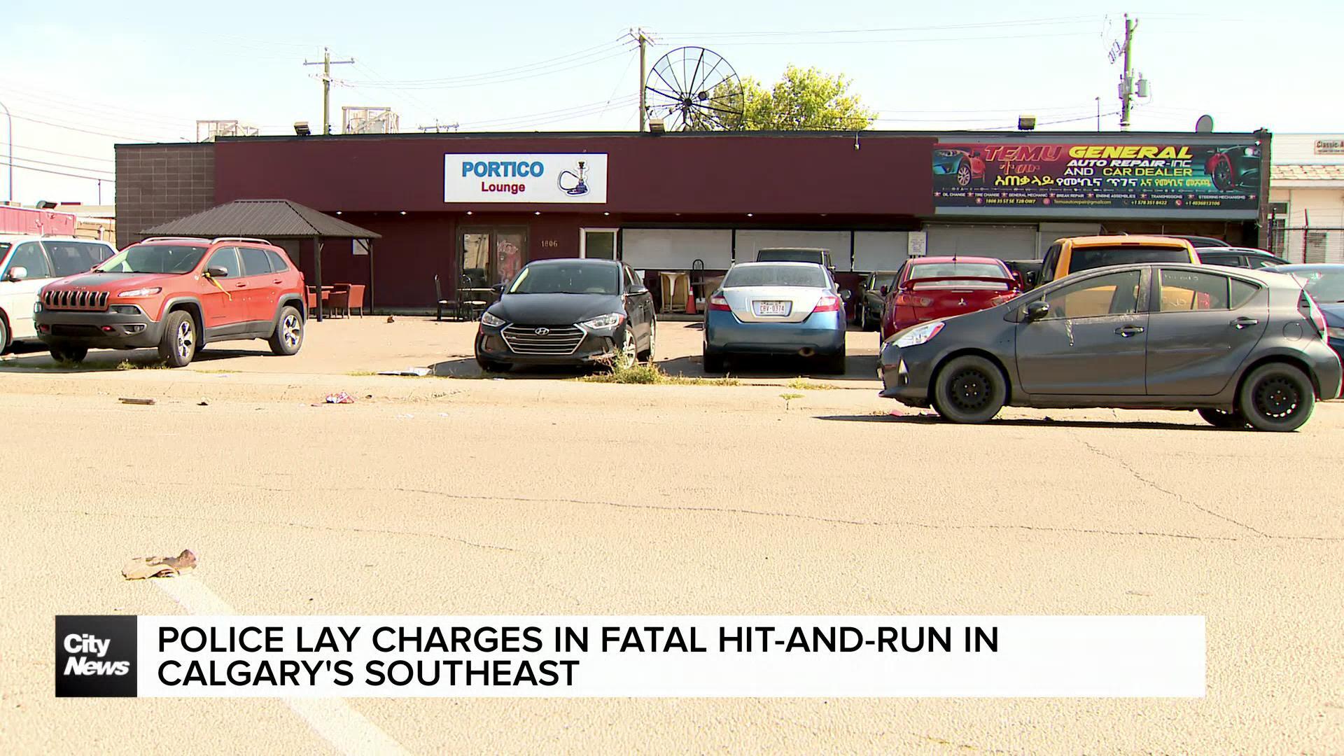 Police lay murder charge in fatal hit-and-run outside SE Calgary hookah lounge