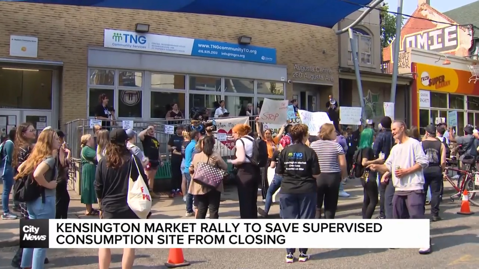 Kensington community rallies against consumption site closure