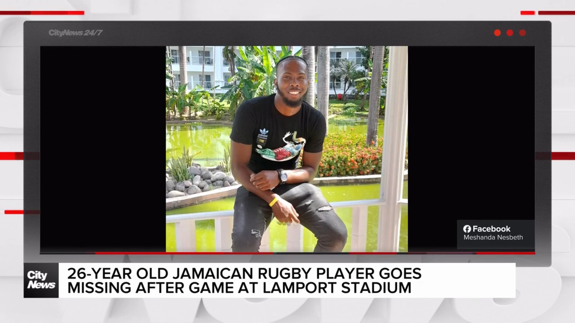 Jamaican Rugby player goes missing after game at Lamport Stadium