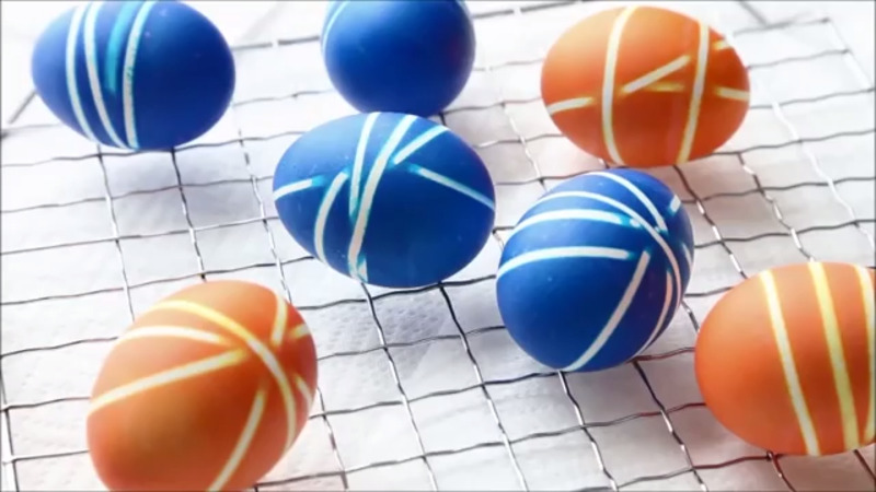 Striped Easter Eggs Striped Easter Eggs