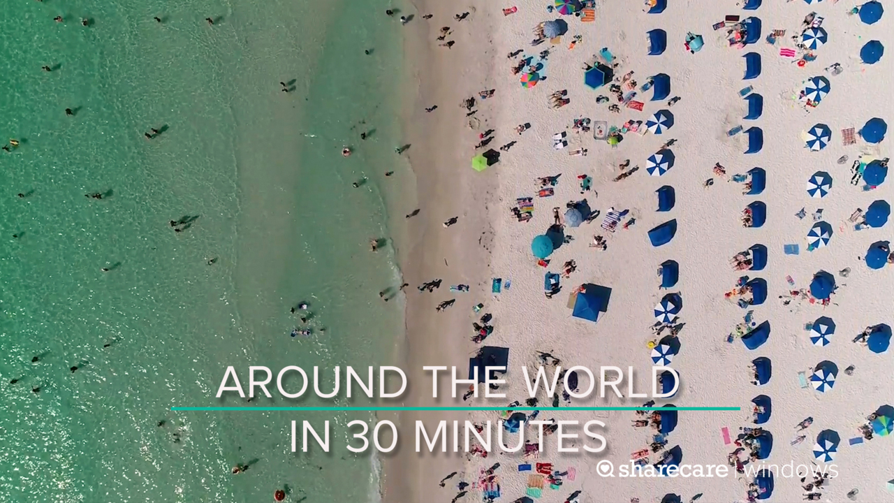 around the world in 30 minutes