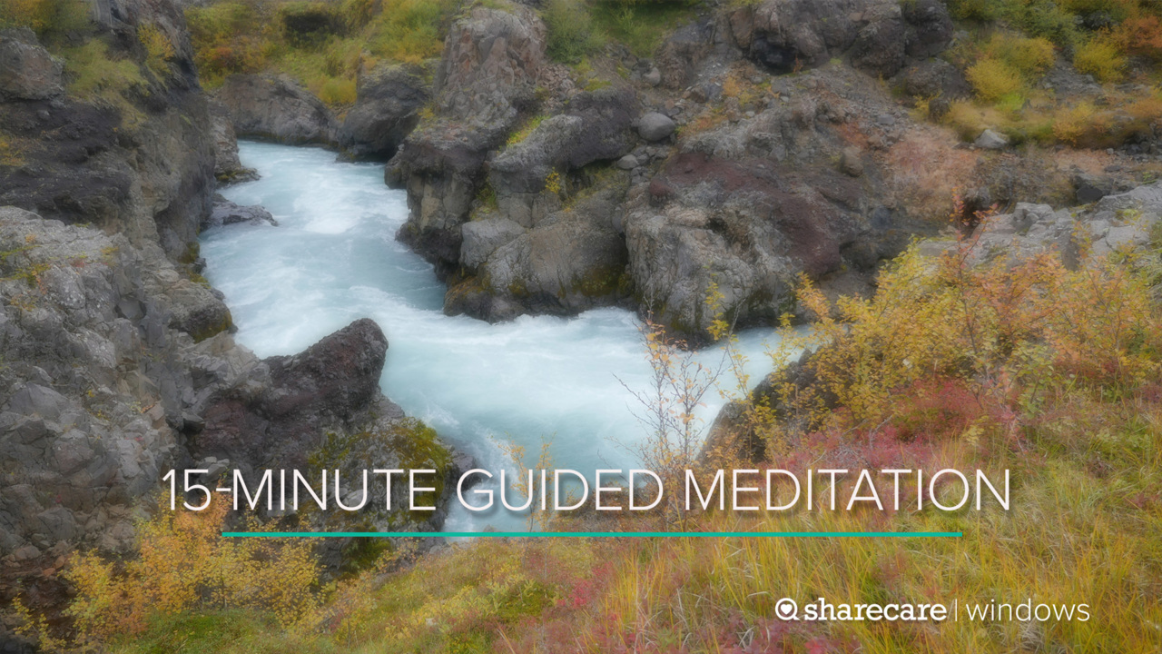 15-minute guided meditation