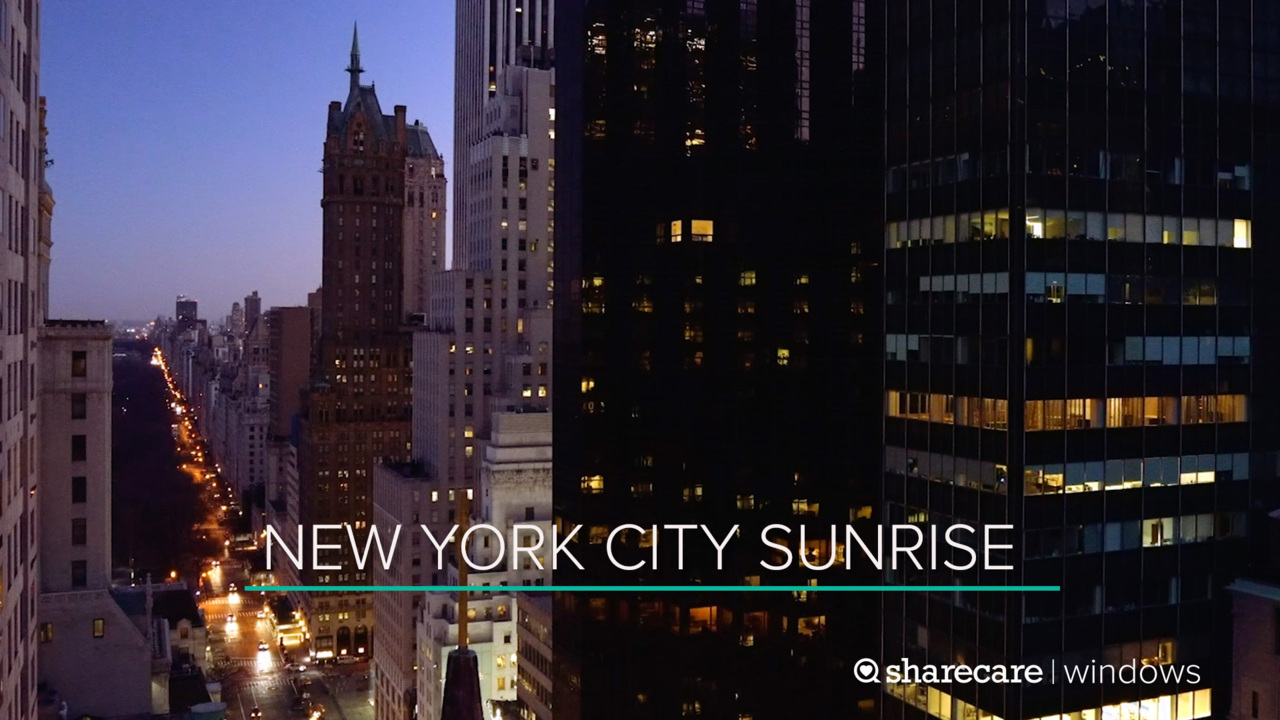 30 minutes of new york city sunrise