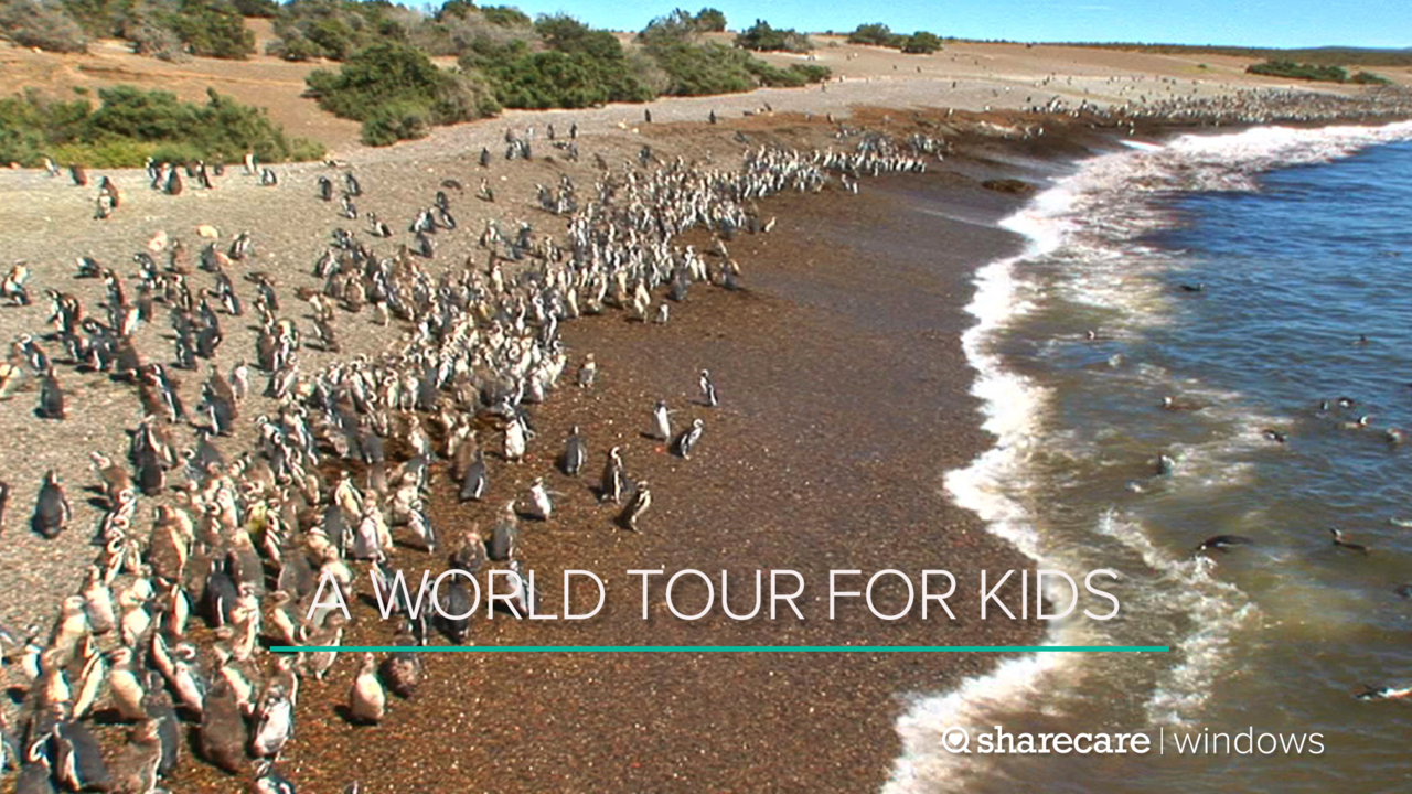 a one-hour world tour for kids