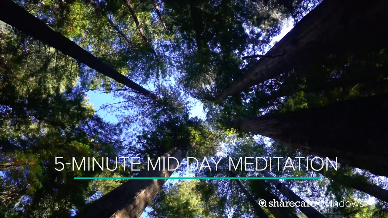 5-minute midday meditation