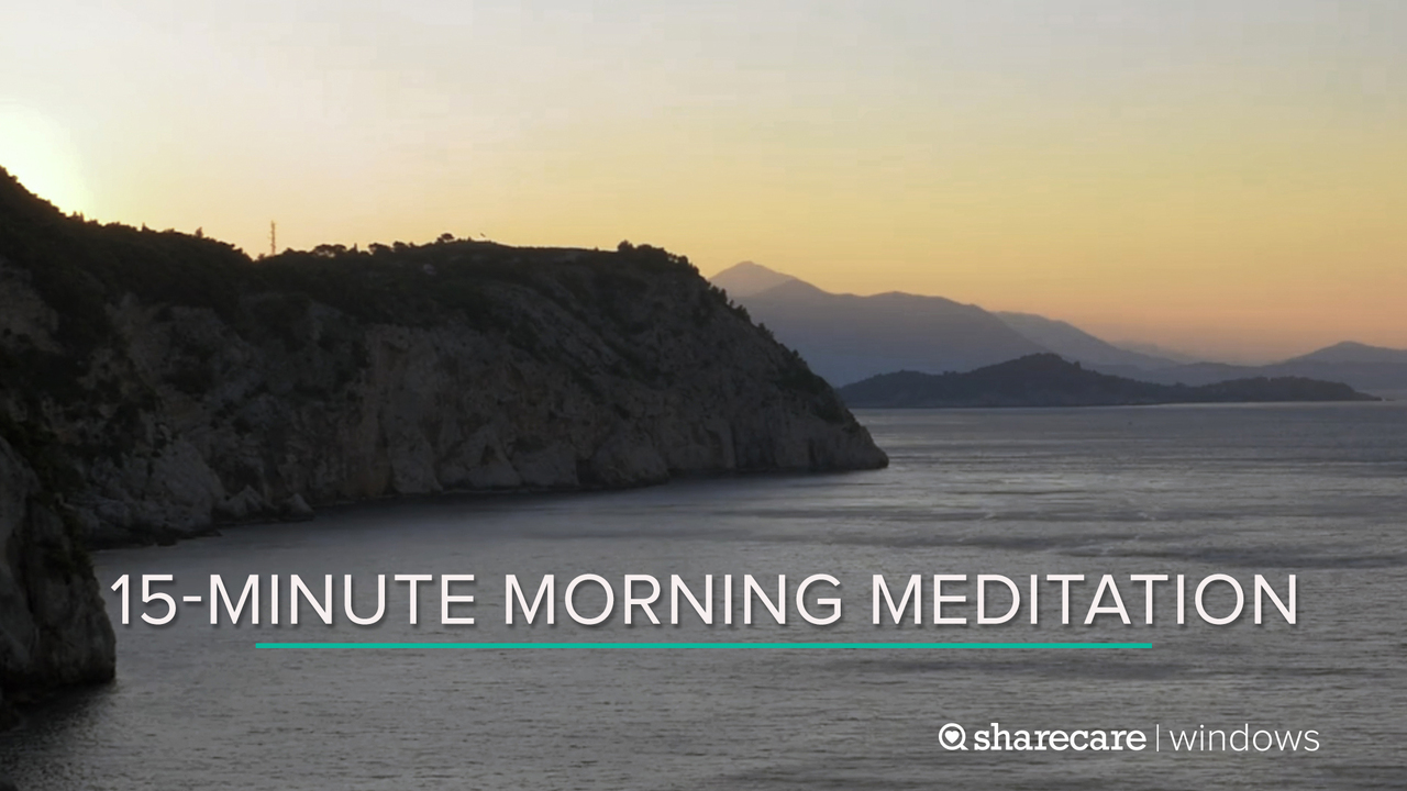 15-minute morning meditation