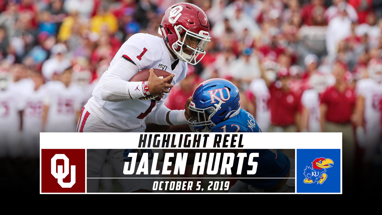 Oklahoma QB Jalen Hurts Highlight Reel - 2019 Season