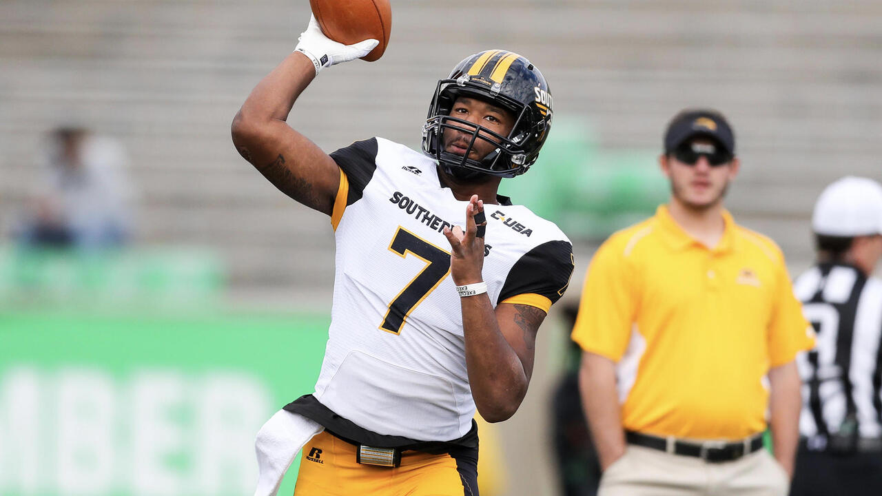 Southern Miss football quarterback Kwadra Griggs suspended