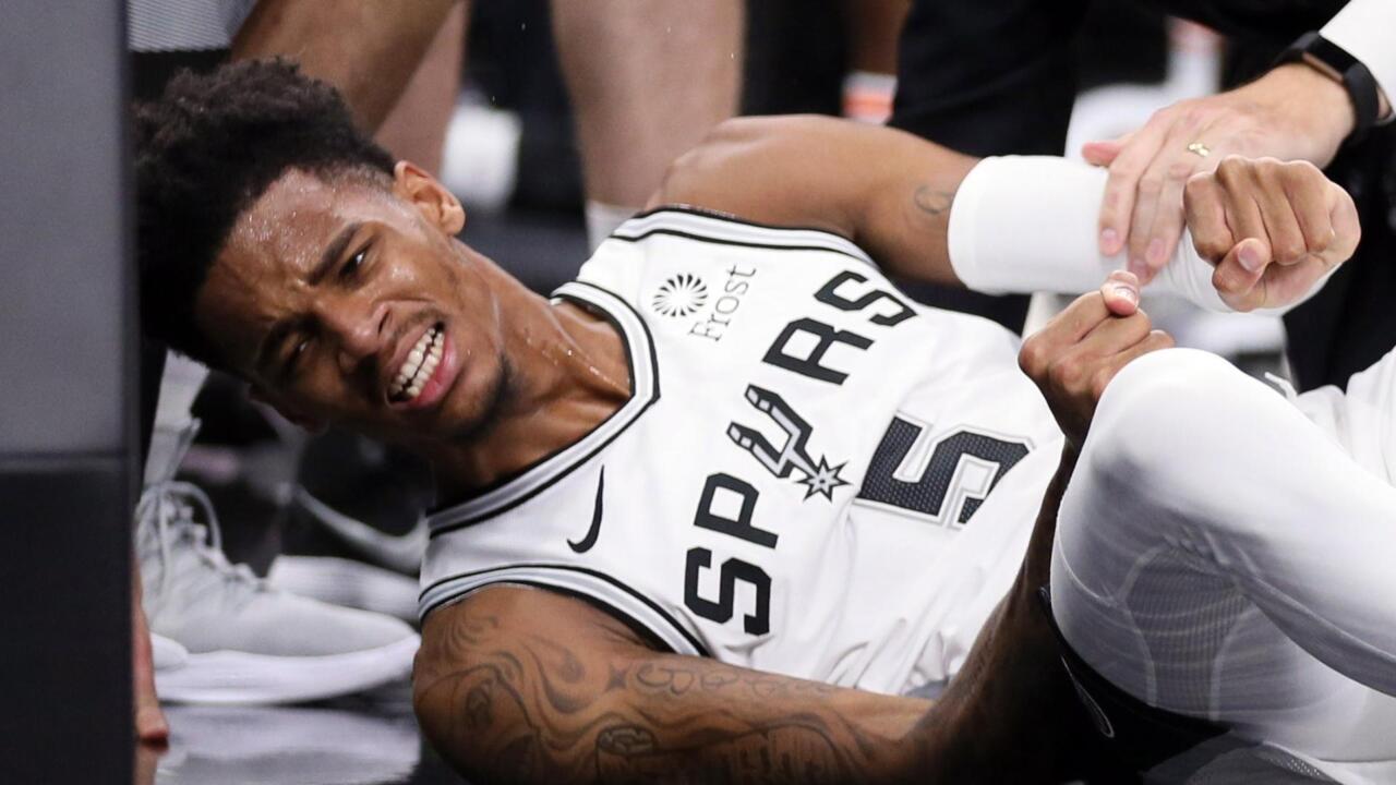 Spurs setback: lose point guard Dejounte Murray to torn ACL - ESPN