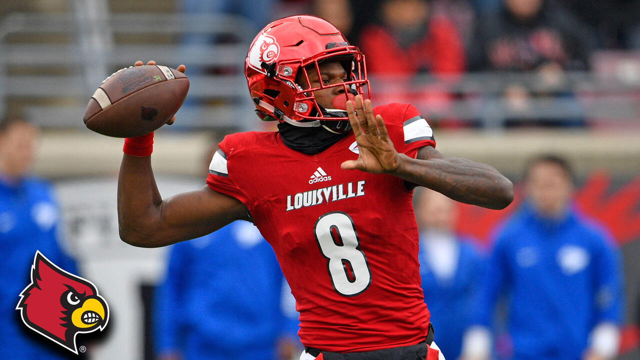 Lamar Jackson quarterback, american football, Jackson NFL, Louisville  Cardinals, HD wallpaper