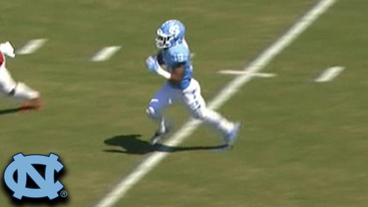 Dazz Newsome scoops first career reception, gets up to move chains