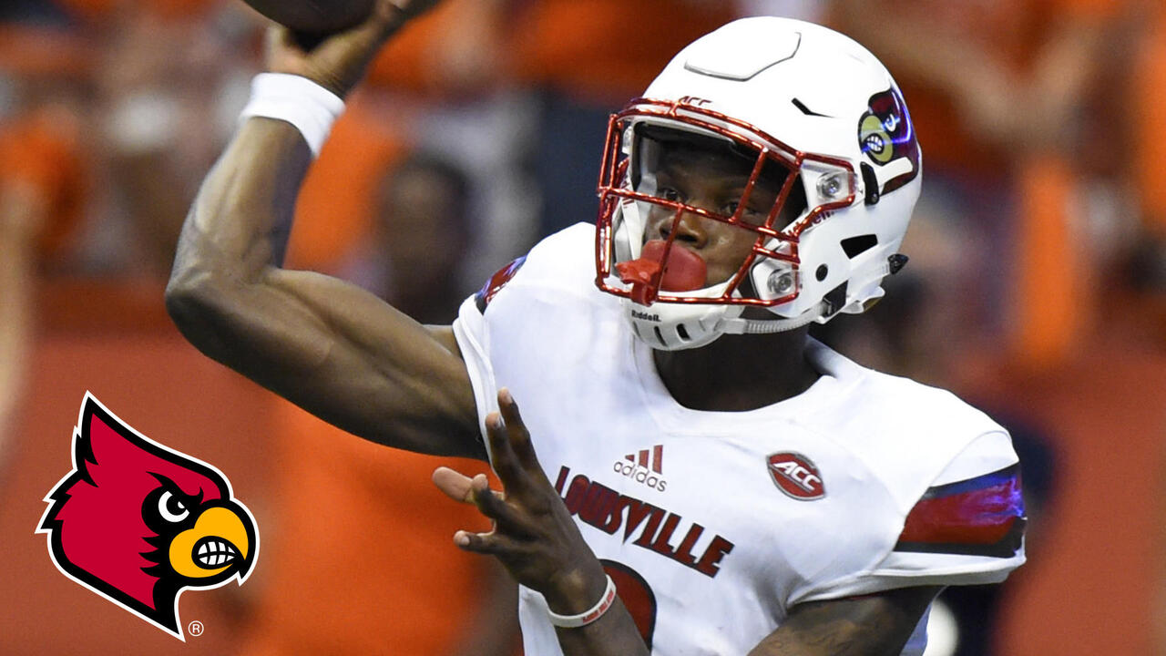 Download Lamar Jackson Louisville Vs. Syracuse Wallpaper