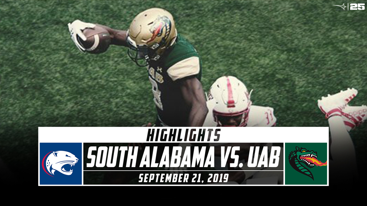 South Alabama Vs Uab Football Highlights 2019