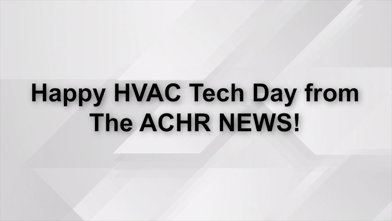 National HVAC Tech Day: Why Techs Love Their Jobs | ACHR News