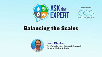 Ask The Expert - Balancing the Scales: Water Damage Claims, AOB and Documentation Strategies