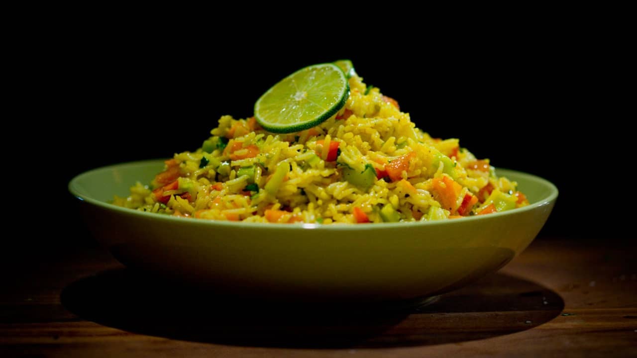 Riz basmati aux épices à salade