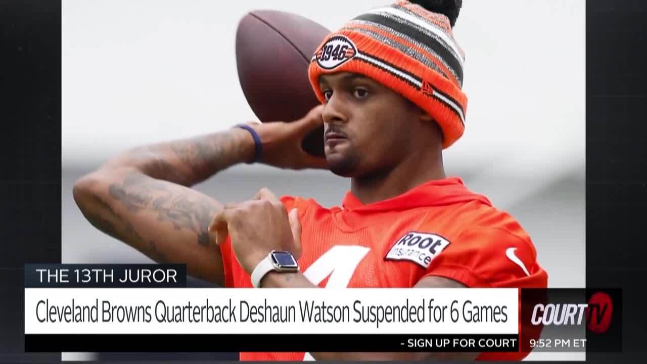 Browns QB Watson suspended 6 games, NFL weighs appeal